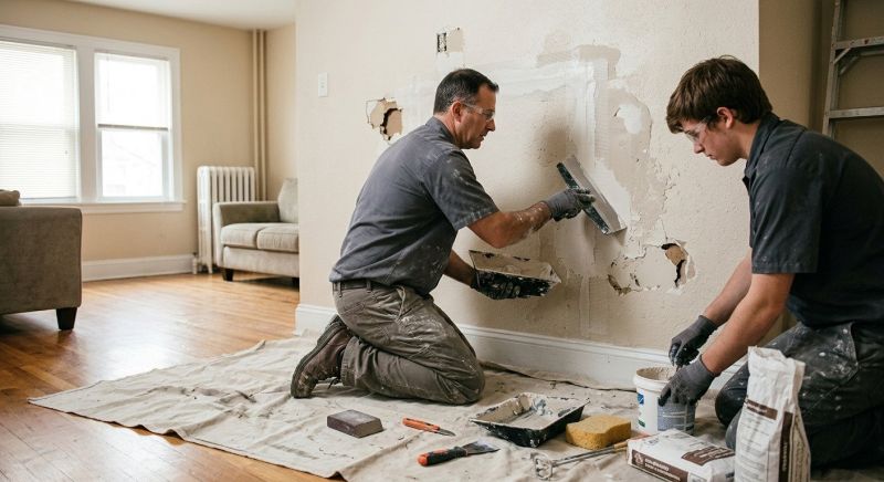 Basement Drywall Repair in Wilmington, NC