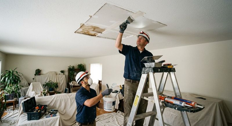 Ceiling Crack Repair in Wilmington, NC