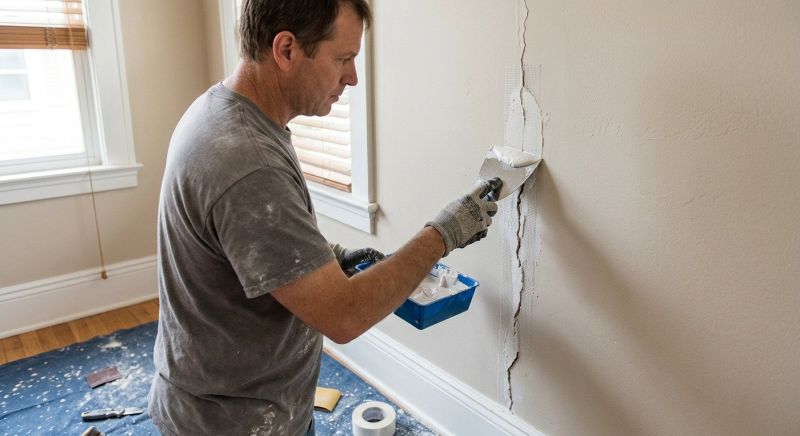 Ceiling Crack Repair in Wilmington, NC