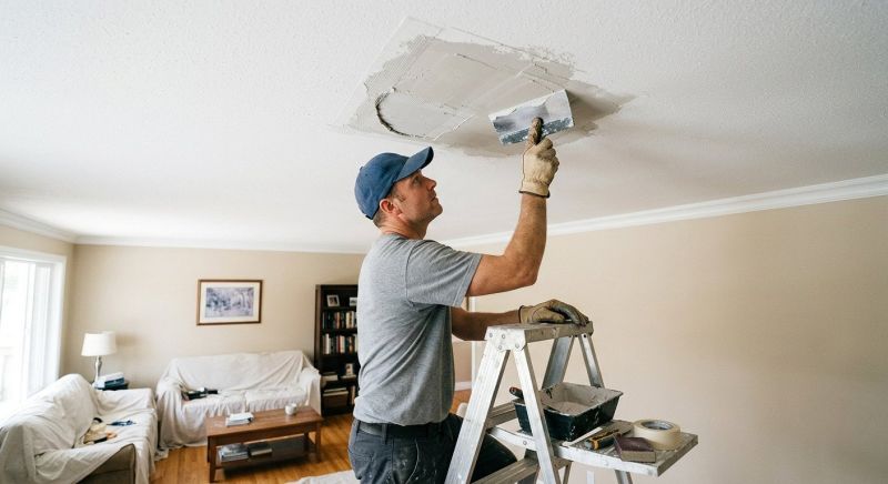 Ceiling Hole Repair in Kansas City, KS