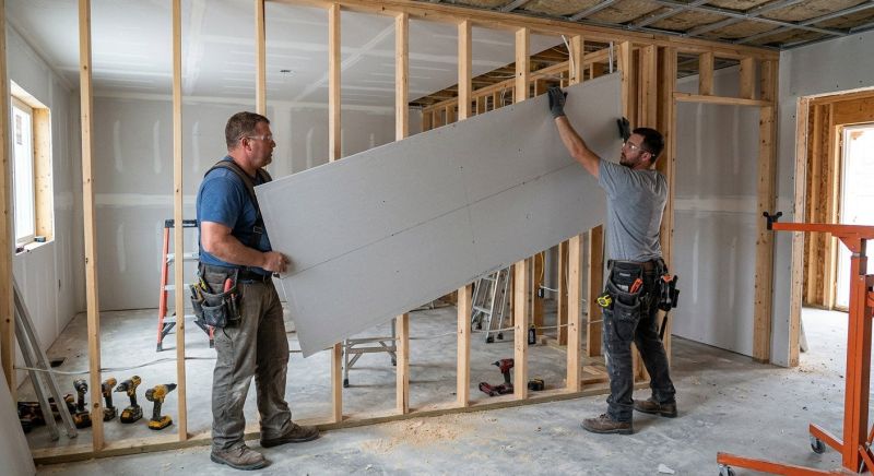Drywall Hanging in Overland Park, KS