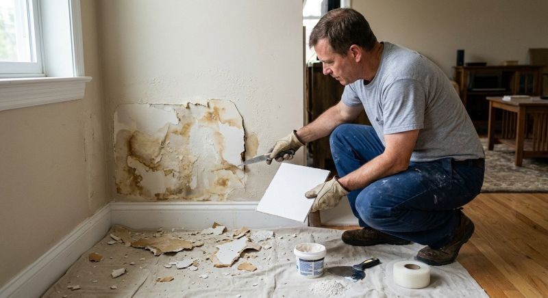 Garage Drywall Repair in Alpharetta, GA