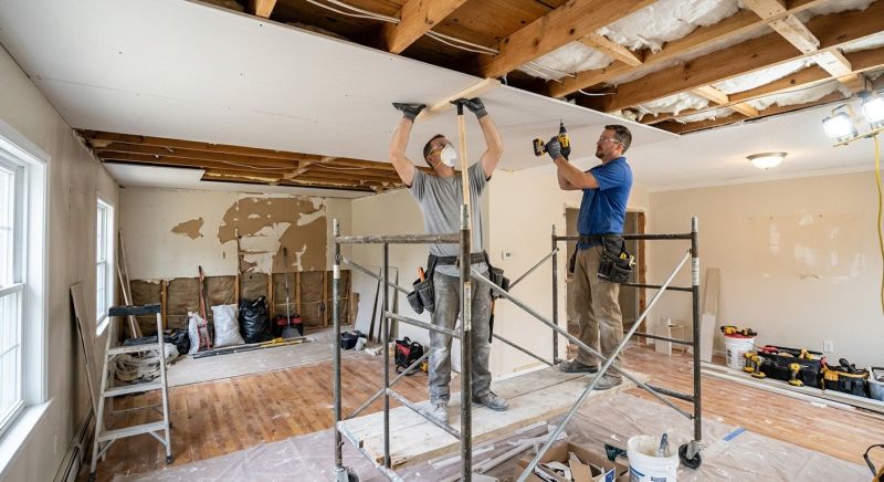 Garage Drywall Replacement in Kansas City, MO