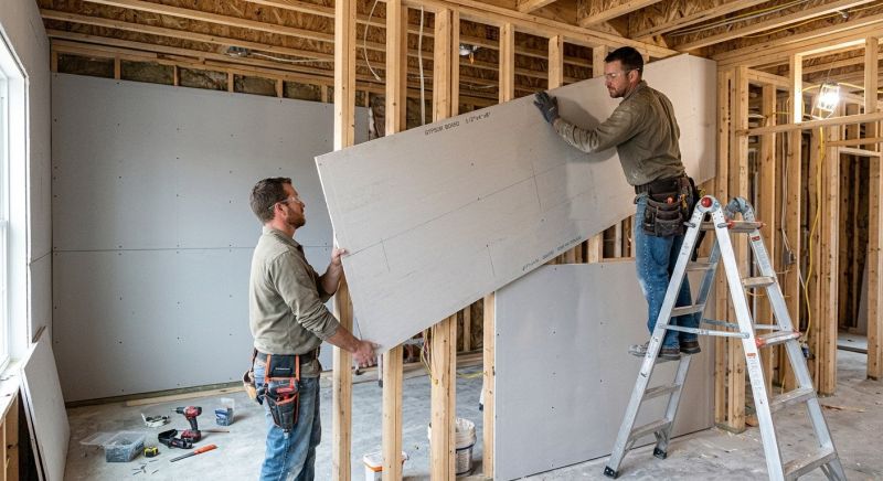 Garage Wallboard Installation in Conroe, TX