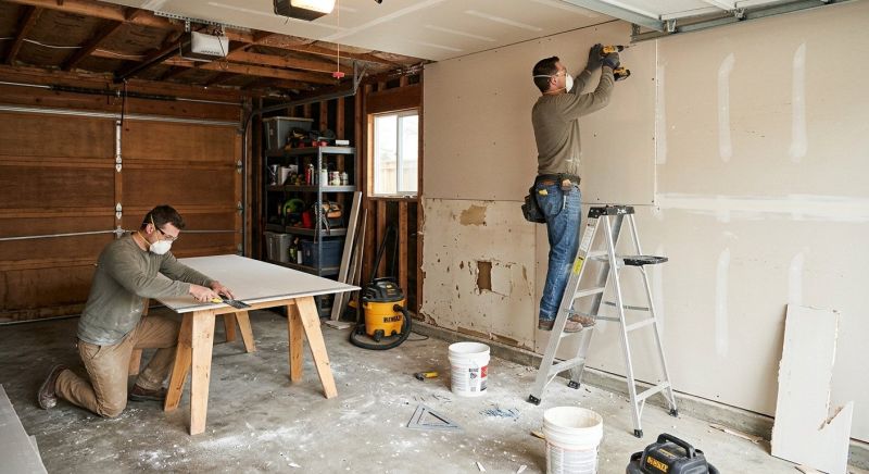 Garage Wallboard Installation in Littleton, CO